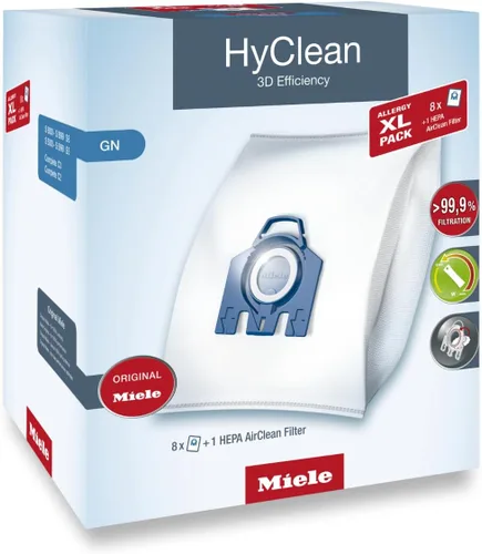 Miele Allergy XL-Pack GN Bolsa de polvo, accesorio para aspiradora (Miele, C3 completo, C2 completo, Classic C1, S 400, S 600, S 800, S2, S5, S8),