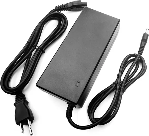 SANS - Cargador de batería de litio de 36 V, salida 42 V, 2 A, para bicicleta eléctrica, scooter y ruedas, con conector DC2.1, tamaño 0.217 x 0.083