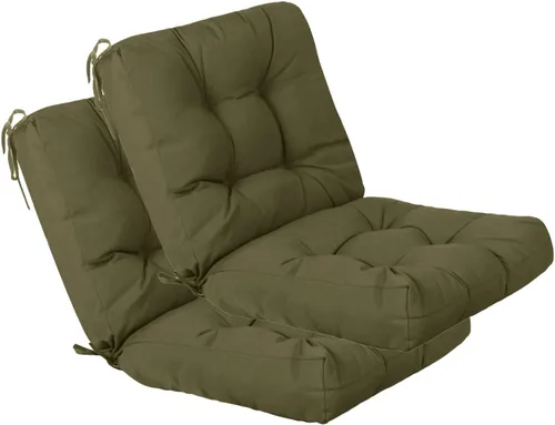 Miniatura 36 de QILLOWAY - Cojín o respaldo para asiento de exterior, cojín de repuesto, primavera/verano, Moderno, Beige