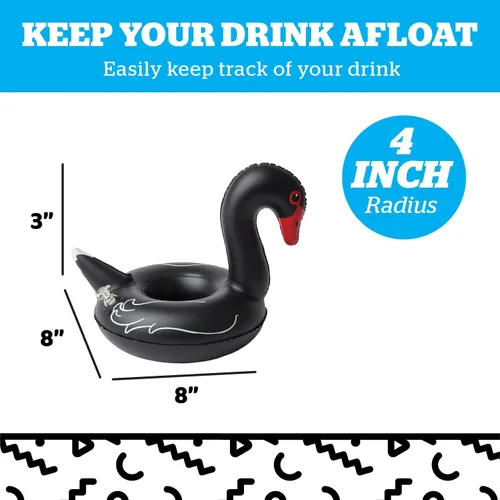 Miniatura 3 de Bigmouth Inc. Inflatable Pool Party bebida Floats – Aves 3 Pack.