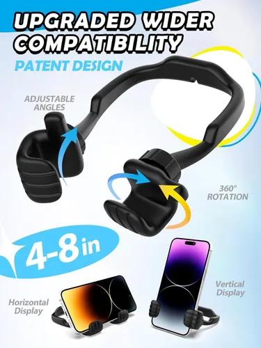 Miniatura 3 de Regalos para adolescentes, niños, niñas, adultos, día del padre: Thumbs Up Lazy Phone Stand Soporte de teléfono celular para escritorio para niños