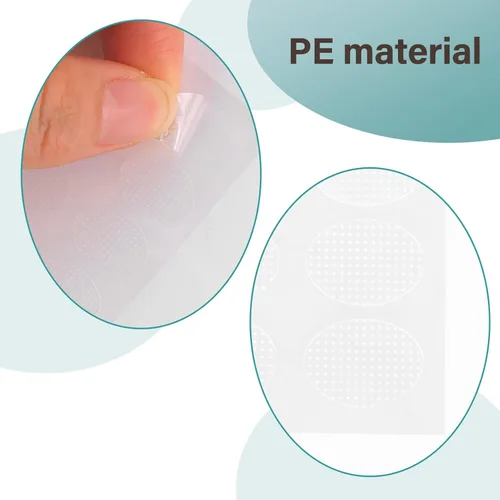 Miniatura 4 de 300 parches de soporte para lóbulos de aretes, parches de orejas pesados, estabilizadores de aretes grandes, adhesivos transparentes para aretes