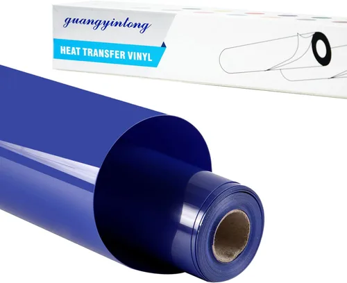 Miniatura 59 de Guangyintong Rollos de Vinilo Amarillo de Transferencia de Calor HTV, 12" x 8 pies, Superficie Brillante de Vinilo para Planchar en Camisetas, Fácil
