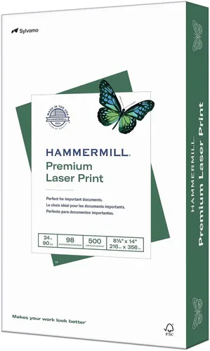 Miniatura 9 de Hammermill Papel para impresora, impresión láser premium 24 lb, 8.5 x 11-5 resma (2,500 hojas), 98 brillante, fabricado en los Estados Unidos