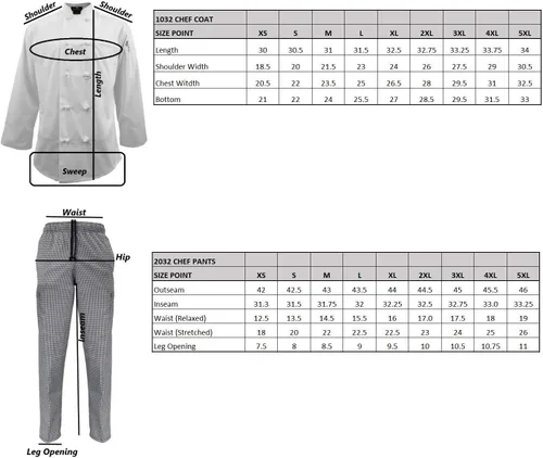 Miniatura 4 de Natural Uniforms Conjunto de uniforme de chef para hombre - Conjunto de abrigo y pantalones cargo de chef