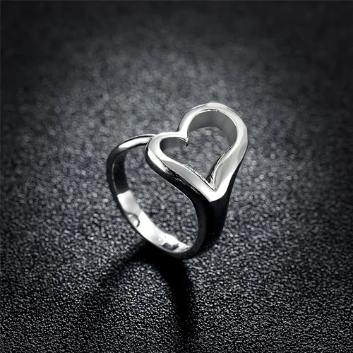 Miniatura 114 de Anillo de plata de ley 925, minimalista, ajustable, hecho a mano, para mujeres y niñas
