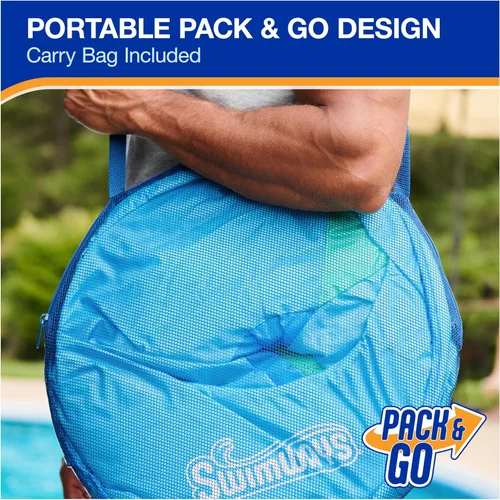 Miniatura 6 de SwimWays Spring Float - Tumbona reclinable prémium para piscina, flotadores inflables para adultos con inflado rápido para edades de 15 años