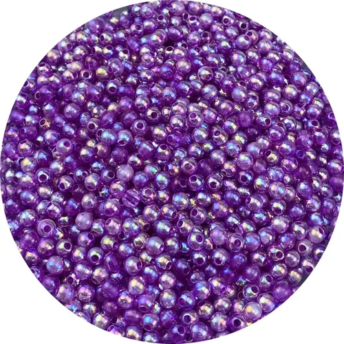 Miniatura 7 de 1000 piezas de cuentas redondas de acrílico de 6 mm, colores AB, cuentas espaciadoras redondas para aretes, pulseras, collares, llaveros, joyería