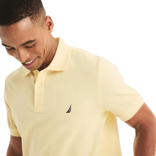 Miniatura 137 de Nautica playera polo clásica de mangas cortas, color sólido, para hombre