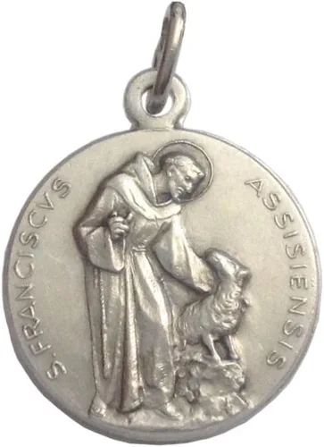 Miniatura 6 de Medalla San Francisco de Asís - Medallas de los Santos Patronos -100% Made in Italy