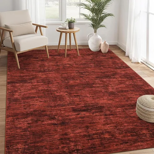 Miniatura 67 de RUGSREAL - Tapete pequeño de 2x3 con base de goma, resistente a las manchas, moderno, color liso, contemporáneo lavable, para la entrada, sala
