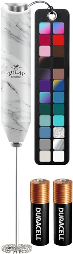 Miniatura 82 de Zulay Kitchen - Batidor eléctrico de mano para café, lattes, capuchinos, matcha y chocolate caliente, mezclador portátil para bebidas, accesorio