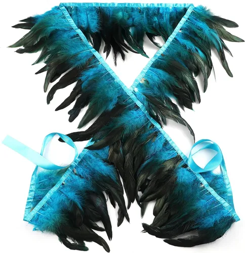 Miniatura 37 de Holmgren Plumas de Cola de Gallo Color Blanco Hueso - 60 piezas Plumas de Cola de Gallo Grandes de 12-14 pulgadas al Por Mayor para Manualidades
