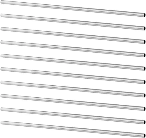 Miniatura 8 de Tubo de Acero Inoxidable 304 de 1/2" DE, Pared de Tubo Engrosada y Tubería Soldable, Tubo de Metal Redondo Tubo Recto Industrial de 10 pulgadas