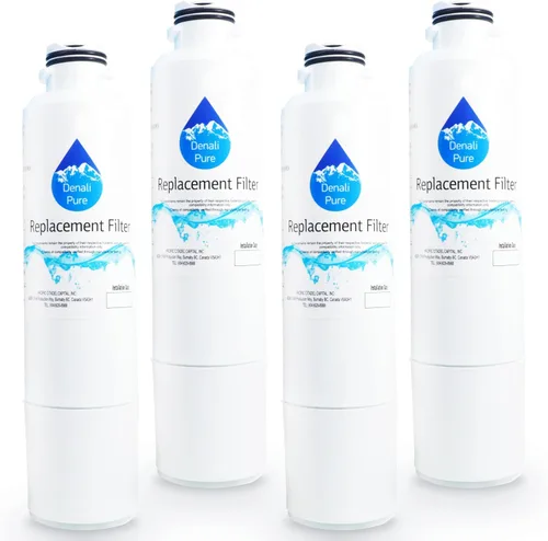 Miniatura 2 de Paquete de 4 filtros de agua de repuesto para refrigerador Samsung RFG297HDWP - Compatible con Samsung DA29-00020B, DA29-00020A, cartucho de filtro