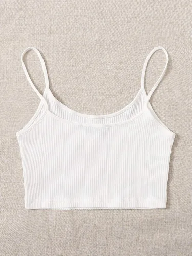 Miniatura 2 de Floerns Camisola sin mangas con estampado de letras para mujer