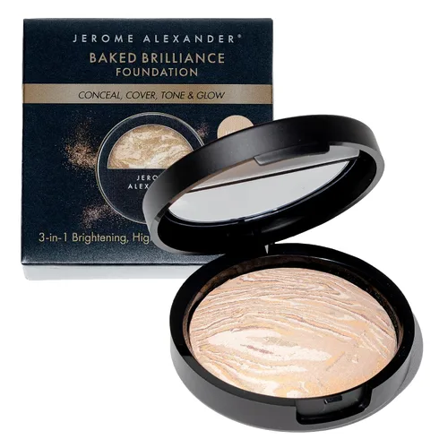 Miniatura 9 de Jerome Alexander Magic Minerals Baked Bronzer - Polvo mate autoajustable para un brillo natural besado por el sol y sensación ligera Medio