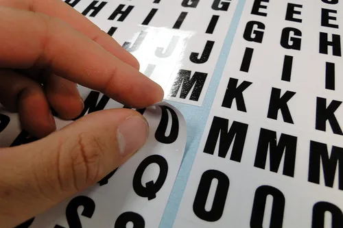 Miniatura 4 de Letras de vinilo adhesivas, números, números autoadhesivos, números adhesivos para letreros, barcos, números, 1 pulgada, adhesivos, impermeables