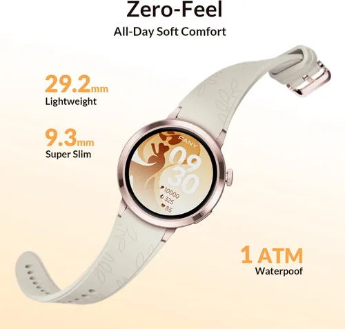 Miniatura 9 de AMOLED - Reloj inteligente para mujer, compatible con iPhone/Samsung/Android, más de 110 modos deportivos con monitor de frecuencia cardíaca, sueño