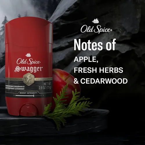 Miniatura 4 de Old Spice Red Collection - Antitranspirante y desodorante sólido invisible para hombres, aroma Swagger, protección contra olores de 48 horas