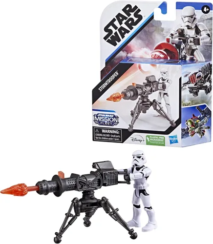 Miniatura 2 de Star Wars Mission Fleet Gear Class Imperial Cannon Assault, figura de acción de Stormtrooper a escala de 2.5 pulgadas, juguete para niños de 4 años