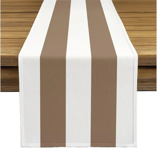 Miniatura 20 de Fabric Textile Products Servilletas de tela a rayas color lima y blanco Servilletas cabaña de 18 x 18 pulgadas Juego de 12 Resistente a