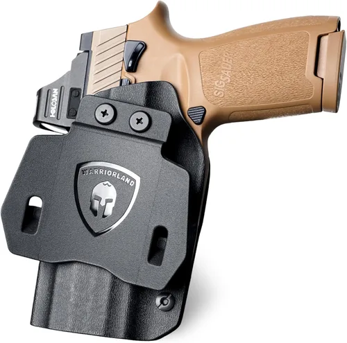 Miniatura 17 de WARRIORLAND Funda OWB Kydex con corte óptico, ajuste seleccionado para Glock 17/19/19X/43/43X MOS, sin riel 1911, Hellcat/Hellcat Pro, Taurus Glock
