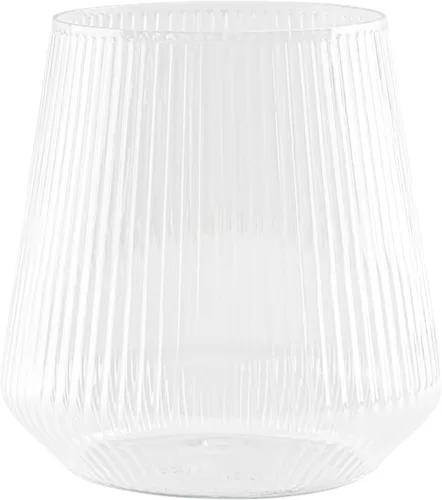 Miniatura 10 de PLASTICPRO Paquete de 12 copas de vino de plástico transparente con borde dorado, sin tallo, desechables, de 12 onzas, sin BPA, vasos de vino