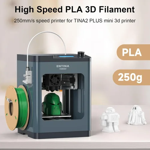 Miniatura 2 de ENTINA Filamento de impresora 3D PLA de alta velocidad de 8.82 oz para Tina2 Plus, precisión dimensional +/- 0.001 in, paquete de filamento