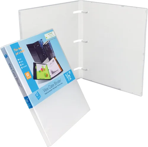 Miniatura 13 de UniKeep Carpeta de 3 anillos – La carpeta está totalmente cerrada, disponible en blanco, transparente o negro y en diferentes tamaños de lomo