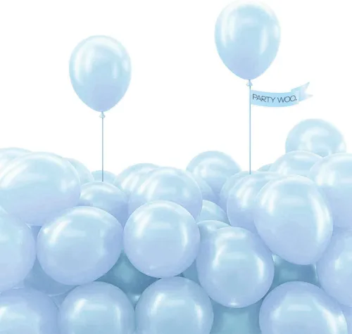 Miniatura 53 de PartyWoo Globos de color azul pizarra, 100 unidades, diferentes tamaños, paquete de 18, 12, 10, 5 pulgadas, azul marino, azul polvoriento, bohemio