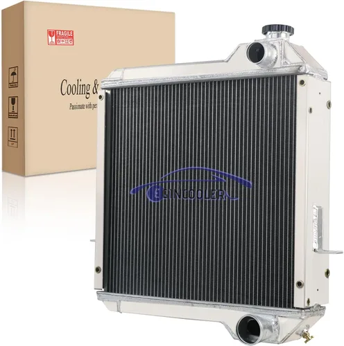 Radiador de fila de 4 núcleos para retroexcavadora de caja 570 580L 580SSL 590SL 4300 P85 234876A1 234876A2 todo el radiador de aluminio