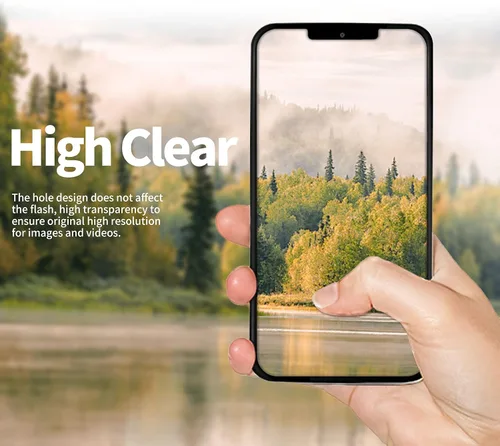 Miniatura 5 de LucBuy Protector de lente de cámara para iPhone X/XS/XS MAX Convert to iPhone 11 Pro/11 Pro Max, película de vidrio templado transparente ultra