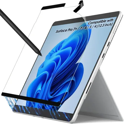 Miniatura 9 de BELLEMOND Protector de pantalla magnético Kent Paper para Microsoft Surface Pro de 12 a 12 pulgadas (2025), película mate extraíble y reutilizable