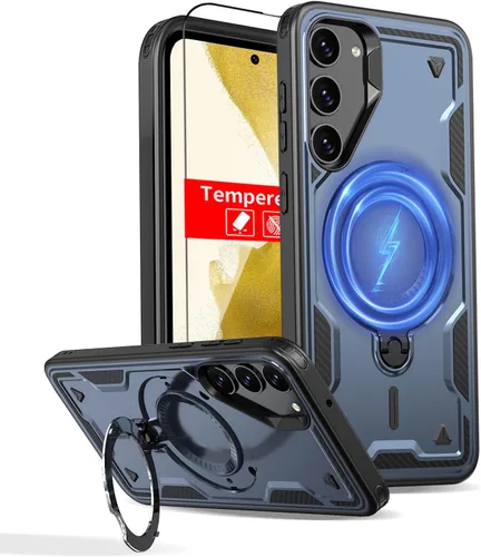 Miniatura 88 de Funda magnética para Google Pixel 9A compatible con cargador inalámbrico MagSafe, para Pixel 9A, funda de teléfono integrada de 360 °, con 2
