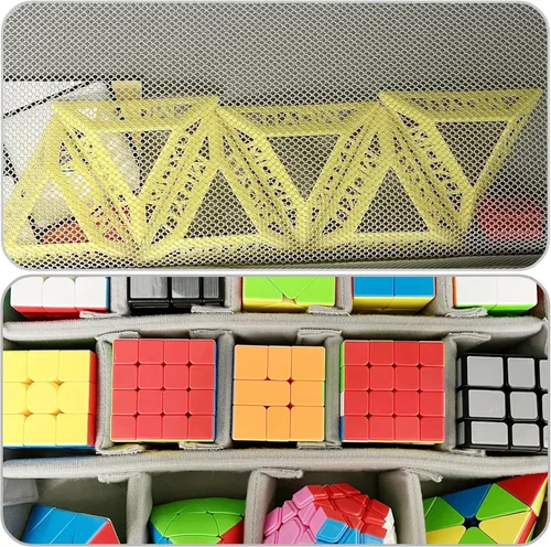 Miniatura 3 de Speed Cube - Funda rígida de EVA compatible con Shashibo/para Rubik/para Jurnwey/para Roxenda Brain Teaser Fidget Toy. Soporte de viaje