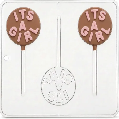 Miniatura 4 de It's a Girl Chocolate Candy Mold Baby Shower 692