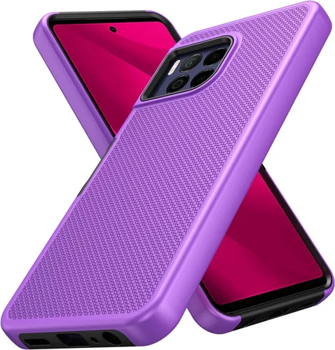 Miniatura 7 de Ailiber Funda para TMobile Revvl 7 Pro 5G, con protector de pantalla, doble capa de protección a prueba de golpes, parachoques de silicona