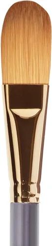 Miniatura 7 de KINGART Premium Finesse 8020-14 Ultra Round Series - Brocha para artista, pelo sintético Kolinsky Sable, mango corto, acuarela y pinturas al óleo