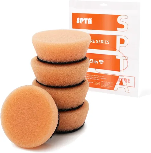 Miniatura 17 de SPTA Blue T60 Mini juego de almohadillas de corte moderado, 5 almohadillas de pulido de esponja de 1.3 pulgadas/1.260 in, kit de almohadillas