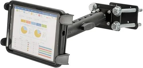 Miniatura 2 de ARKON Mounts Forklift Slim-Grip Soporte para tableta Placa de montaje duradera Eje de metal ajustable de 6 pulgadas Soporte para tableta