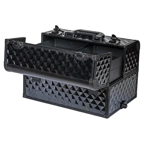 Miniatura 7 de Shany Rebel Series Pro Artistas de maquillaje Rolling tren y Trolley Case