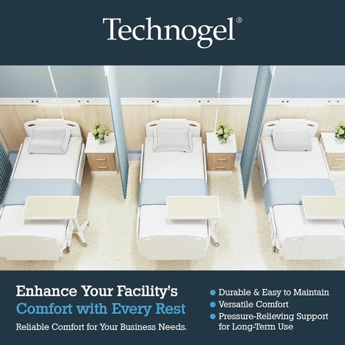 Miniatura 4 de Technogel Anatomic - Almohada de gel refrescante – Cojín ergonómico de gel con ajuste cervical de doble nivel (5.5 y 4.5 pulgadas), núcleo de espuma