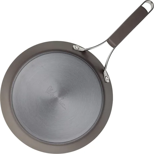 Miniatura 9 de Ayesha Curry Kitchenware - Juego de ollas y sartenes antiadherentes anodizados profesionales, 10 piezas, color carbón