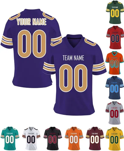 Camiseta de fútbol personalizada con nombre de equipo, número de equipo, camiseta de fútbol personalizada para hombres, jóvenes, mujeres, niños