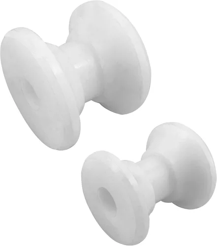 Miniatura 7 de ISURE MARINE White Water White Delrin - Rodillo de anclaje de arco de repuesto para marines, barcos, yates, kayaks (paquete de 2)