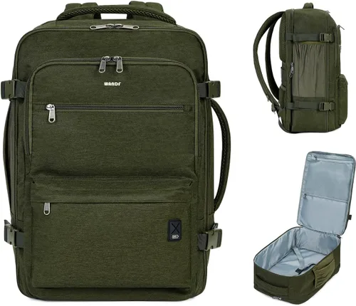 Miniatura 9 de WANDF Mochila de viaje para Spirit Airlines bolsa de artículos personales de 18 x 14 x 8 pulgadas con bolsillo húmedo, mochila para portátil de 17