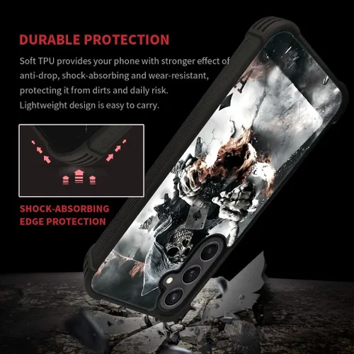 Miniatura 396 de CARLOCA Funda compatible con Samsung Galaxy S22 Ultra, diseño gráfico de Star Howling Wolfs Samsung Galaxy S22 Ultra, diseño gráfico, a prueba