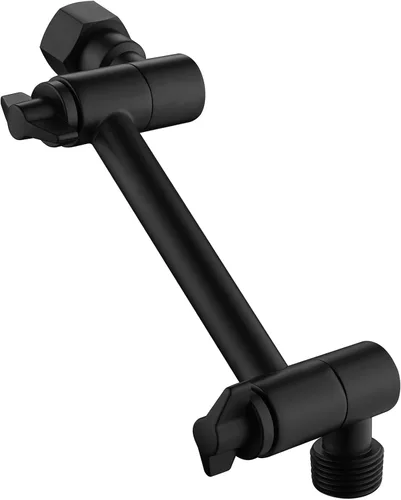 Miniatura 8 de Extensión de Brazo de Ducha Ajustable, Brazo de Extensión de Cabezal de Ducha de 4 Pulgadas de Níquel Cepillado para Bajar o Elevar Cabezal de Ducha