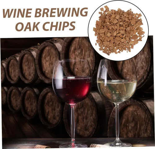 Miniatura 2 de KICHOUSE Paquete de 1 patatas fritas American Cubes Suministros de elaboración de cerveza de vino Cocinar trozos de madera Suministros para hacer As